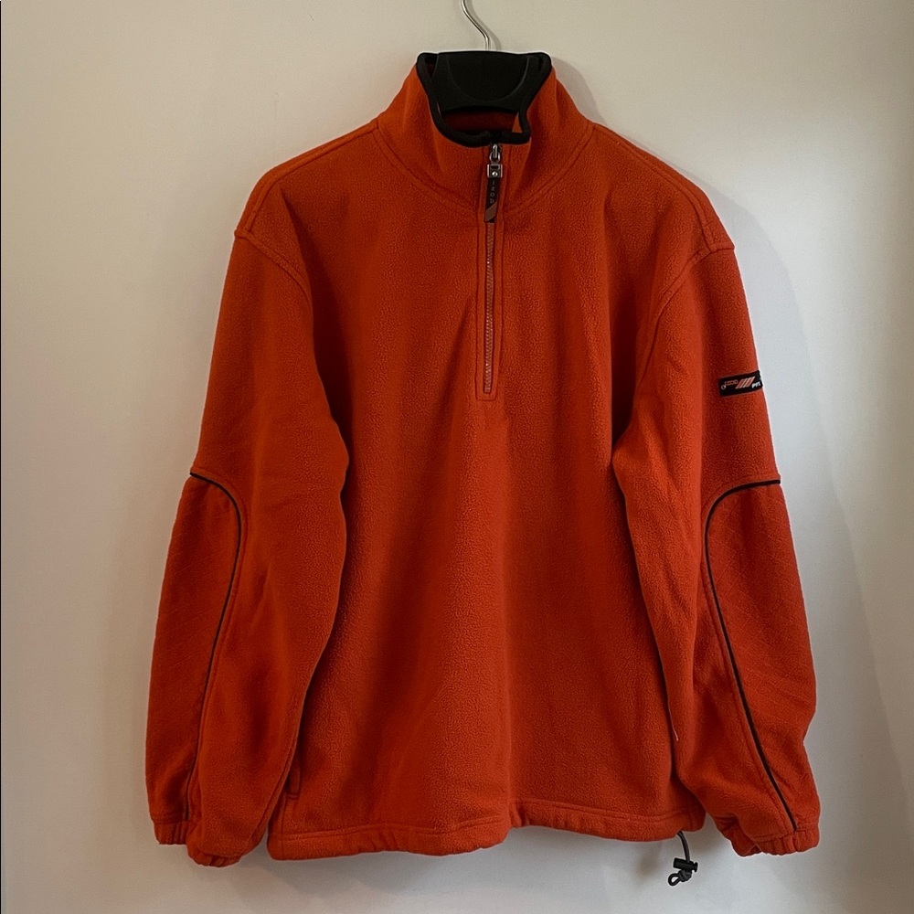 Izod PerformX Bright Orange 1/4-Zip Fleece Jacket M